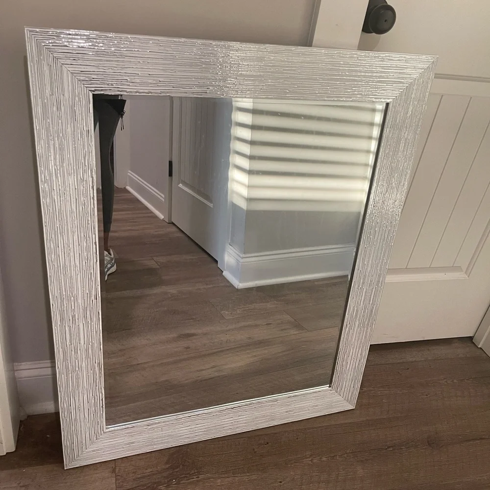 Elegant Silver Framed Mirror